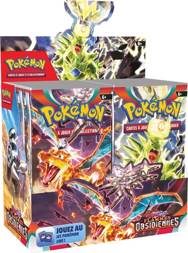 Pokémon : EV03 Flammes Obsidiennes - Display