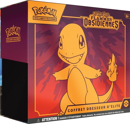 Pokémon : EV03 Flammes Obsidiennes - ETB Coffret Dresseur d'Élite
