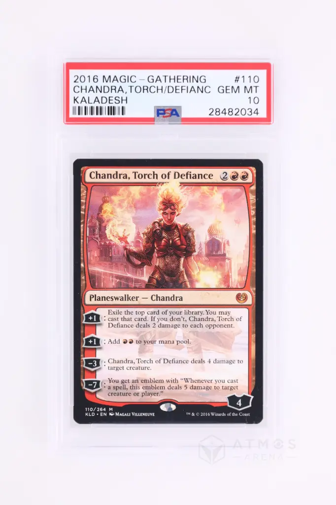 Magic The Gathering : Chandra, Torch of Defiance KLD-110 - PSA 10