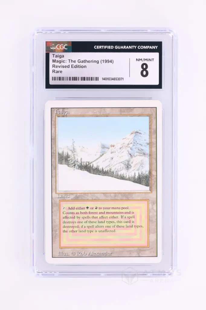 Magic The Gathering : Taiga 3ED-287 - CGC 8