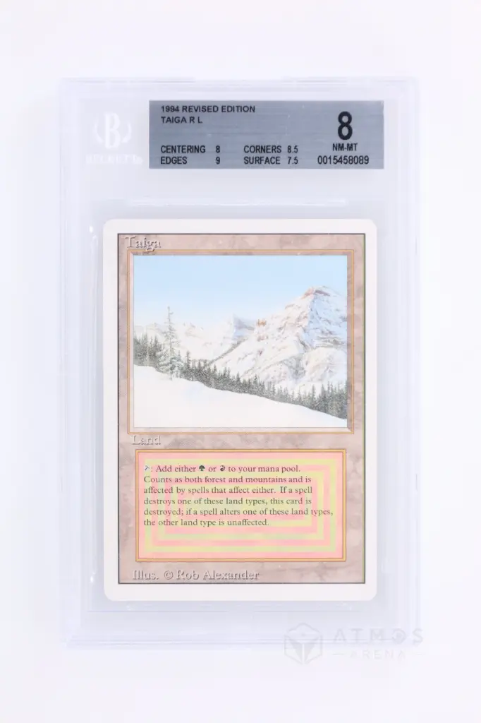 Magic The Gathering : Taiga 3ED-287 - BGS 8