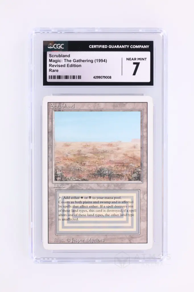 Magic The Gathering : Scrubland 3ED-286 - CGC 7