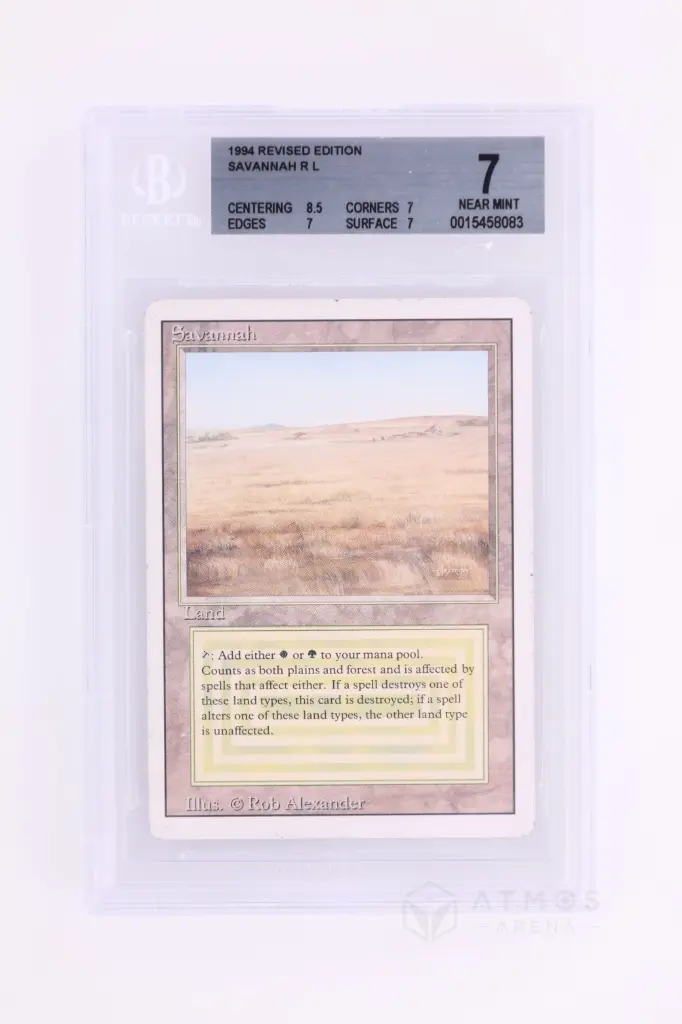 Magic The Gathering : Savannah 3ED-285 - BGS 7