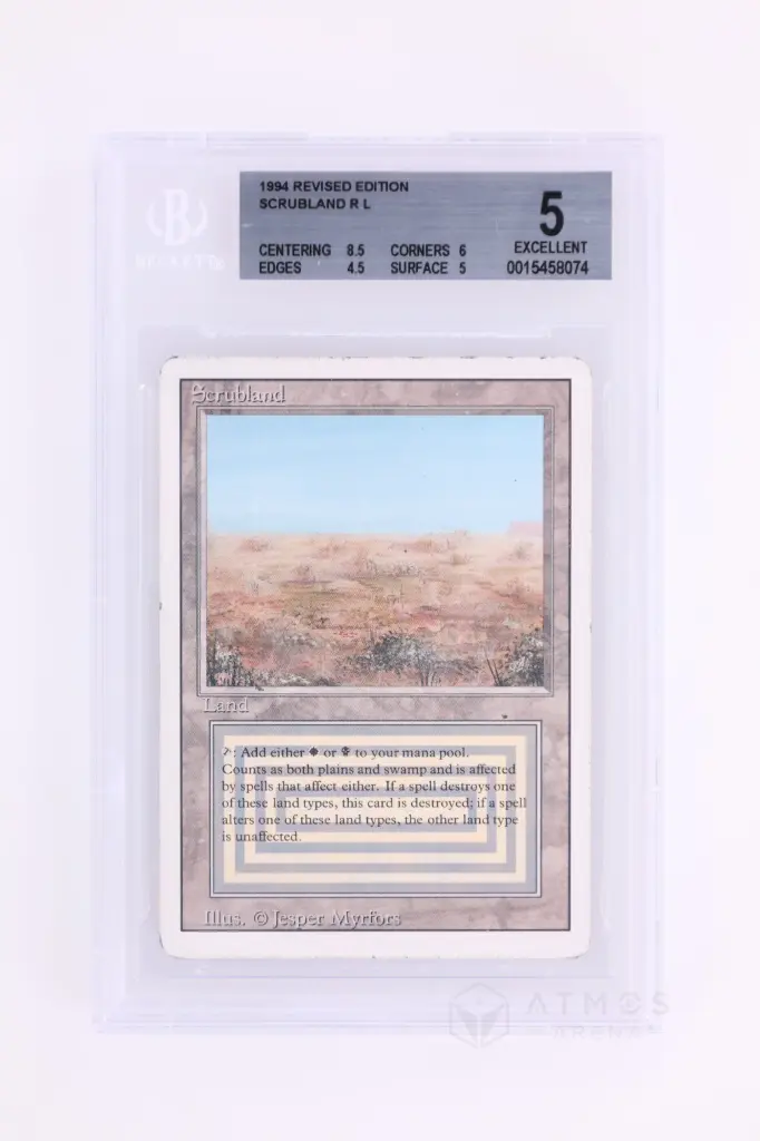 Magic The Gathering : Scrubland 3ED-286 - BGS 5