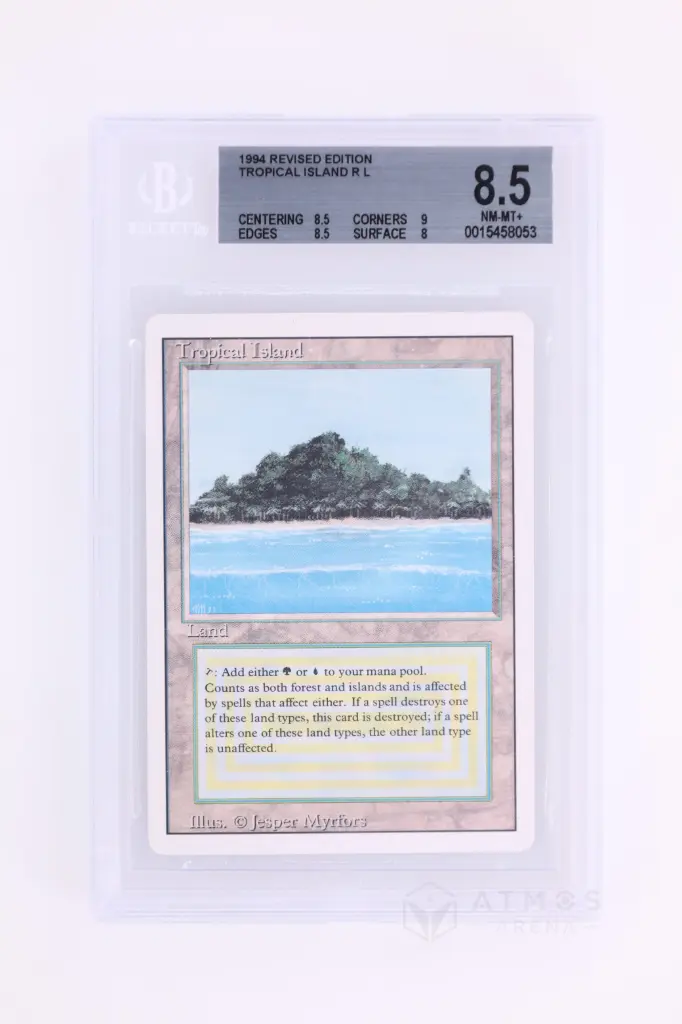 Magic The Gathering : Tropical Island 3ED-288 - BGS 8.5