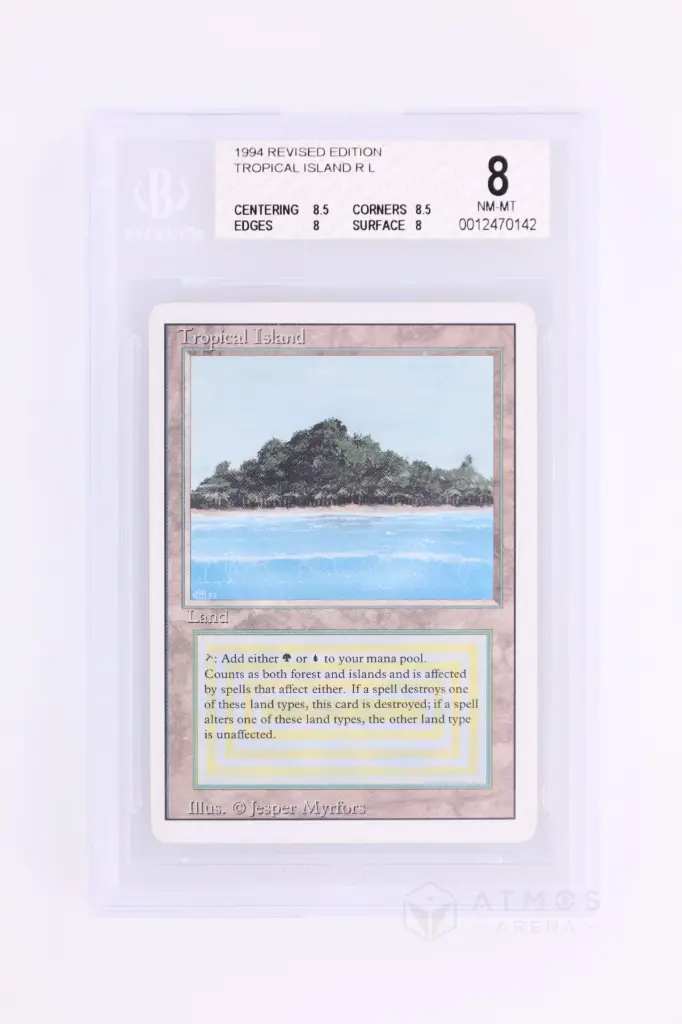 Magic The Gathering : Tropical Island 3ED-288 - BGS 8