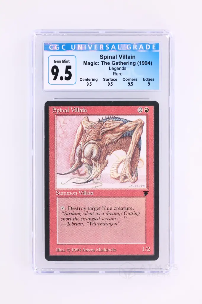 Magic The Gathering : Spinal Villain LEG-164 - CGC 9.5