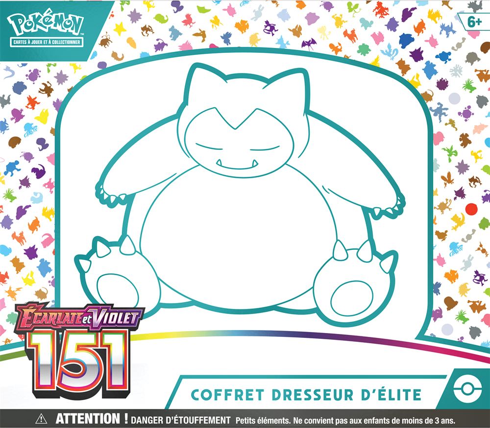 Pokémon : EV3.5 151 - ETB Coffret Dresseur d'Élite Ronflex