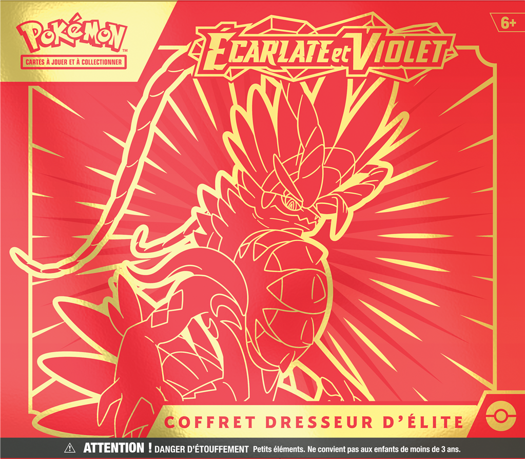 Pokémon : EV01 Écarlate & Violet - ETB Coffret Dresseur d'Élite