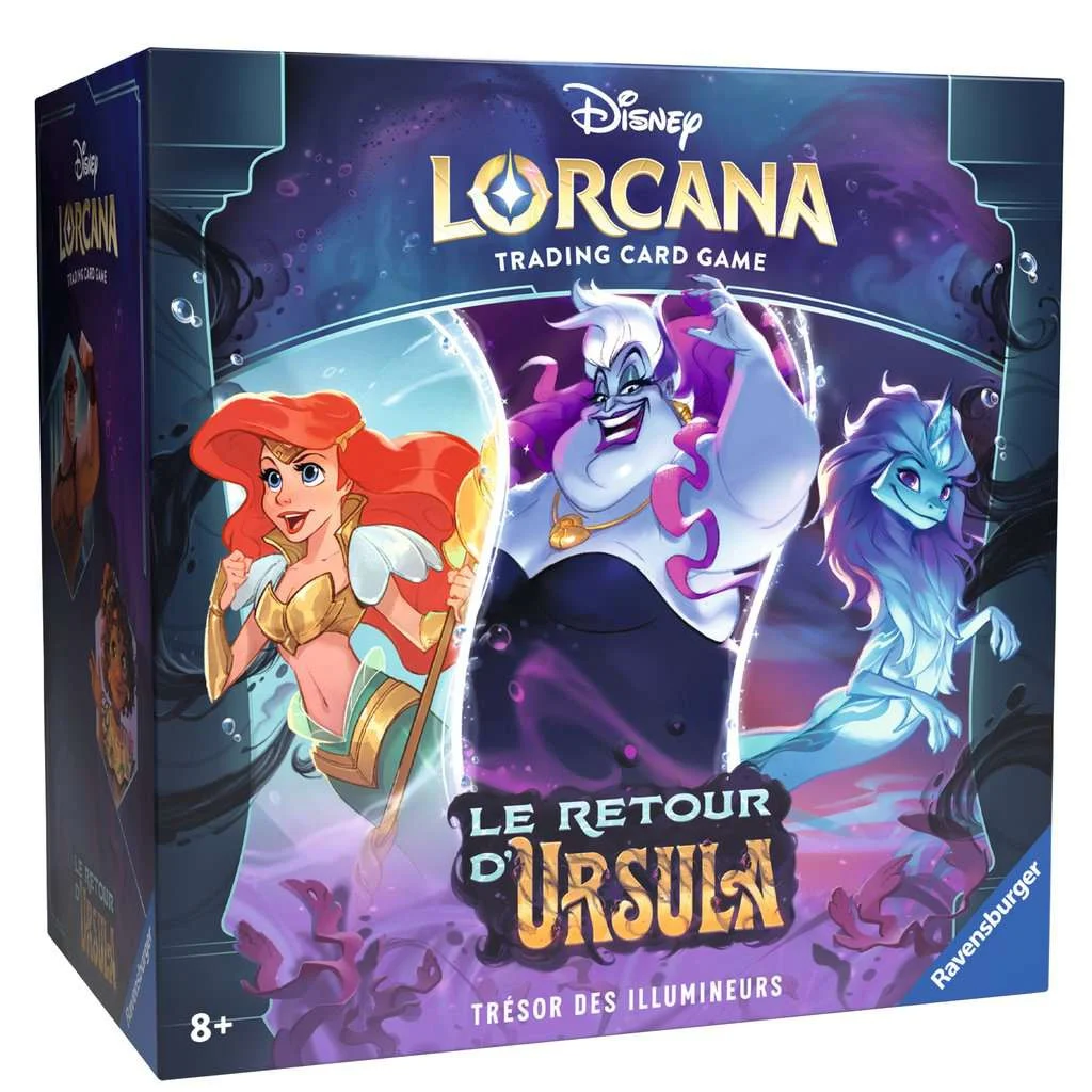 Disney Lorcana : Chapitre 4 - Le Retour d'Ursula - Coffret Trésor des Illumineurs (Trove Pack)