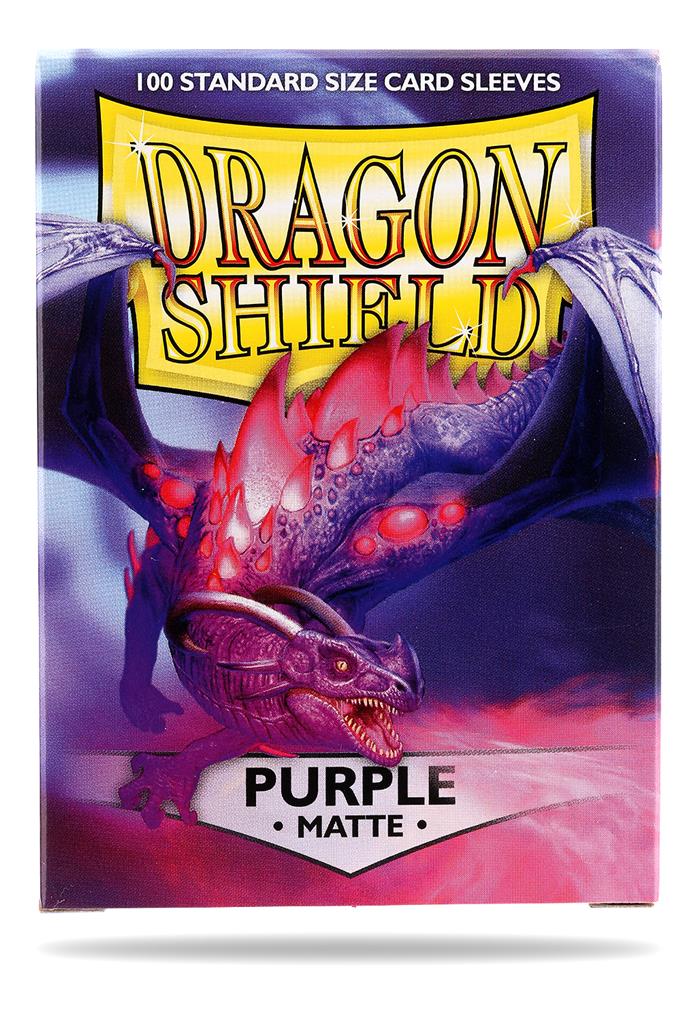 Dragon Shield : Standard Sleeves - Matte Violet (100 Sleeves) 