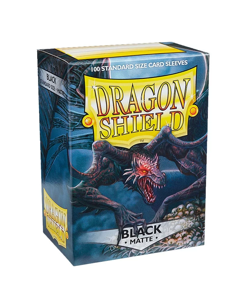 Dragon Shield : Standard Sleeves - Matte Noir (100 Sleeves) 