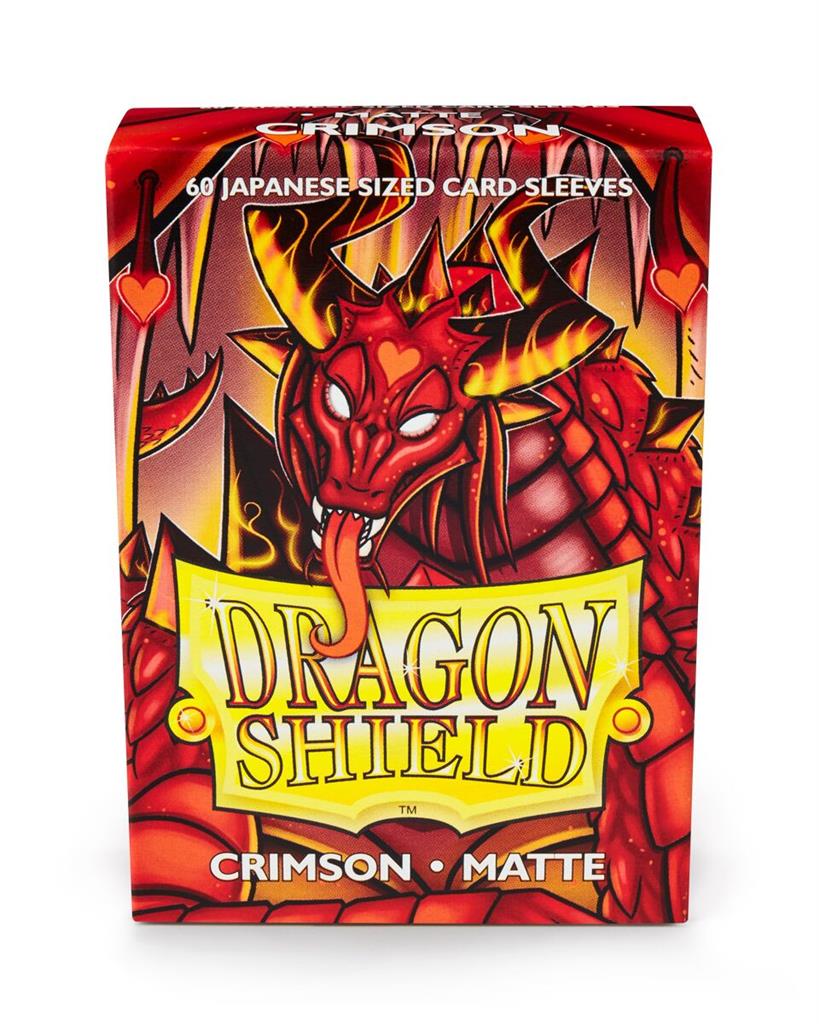 Dragon Shield : Small Sleeves - Matte Crimson (60 Sleeves) 