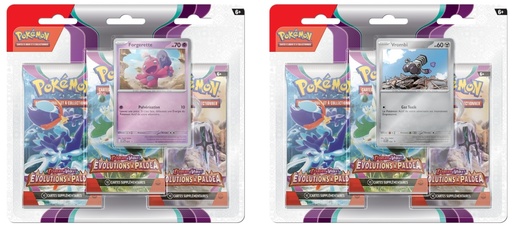 Pokémon : EV02 Évolutions à Paldea - 2 Tripack / Forgerette + Vrombi