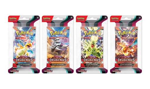 Pokémon : EV03 Flammes Obsidiennes - Blister Artset