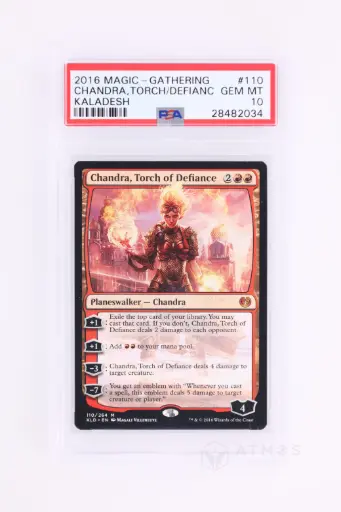 [28482034] Magic The Gathering : Chandra, Torch of Defiance KLD-110 - PSA 10