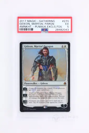 [28482043] Magic The Gathering : Gideon, Martial Paragon AKH-270 - PSA 5