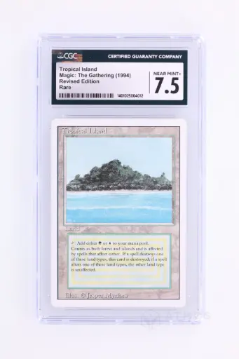 [1401025004012] Magic The Gathering : Tropical Island 3ED-288 - CGC 7.5