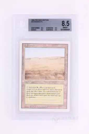 [0015458081] Magic The Gathering : Savannah 3ED-285 - BGS 8.5