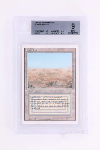 [0015458077] Magic The Gathering : Scrubland 3ED-286 - BGS 9