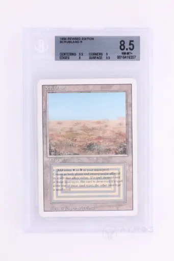 [0016416357] Magic The Gathering : Scrubland 3ED-286 - BGS 8.5