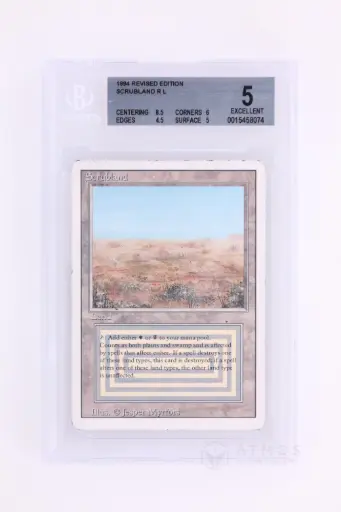 [0015458074] Magic The Gathering : Scrubland 3ED-286 - BGS 5