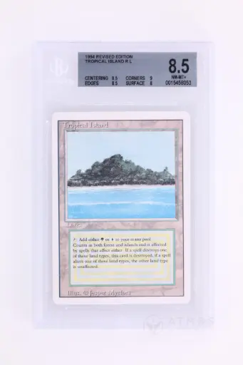 [0015458053] Magic The Gathering : Tropical Island 3ED-288 - BGS 8.5