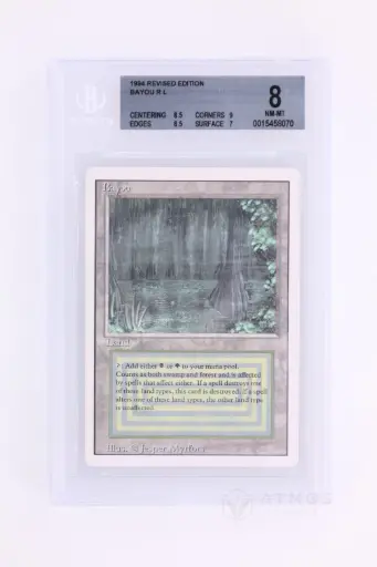 [0015458070] Magic The Gathering : Bayou 3ED-283 - BGS 8