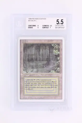 [0012470107] Magic The Gathering : Bayou 3ED-283 - BGS 5.5