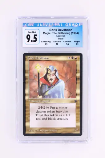 [4162403122] Magic The Gathering : Boris Devilboon LEG-223 - CGC 9.5