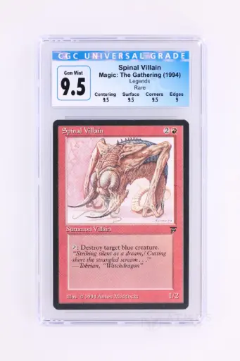 [4162403120] Magic The Gathering : Spinal Villain LEG-164 - CGC 9.5