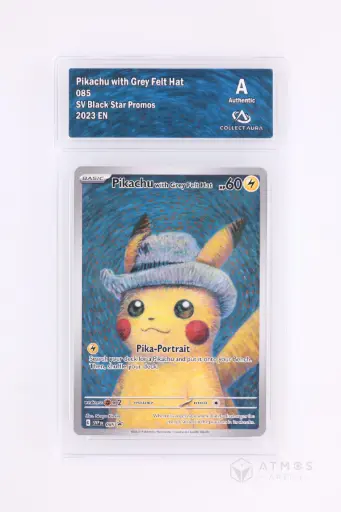 [SVP085CAA] Pokémon Pikachu with Grey Felt Hat - Carte gradée CA Authentic