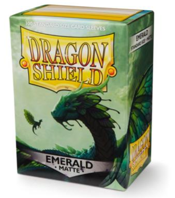 Dragon Shield : Standard Sleeves - Matte Emerald (100 Sleeves) 