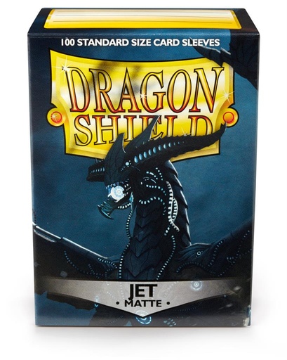 Dragon Shield : Standard Sleeves - Matte Jet (100 Sleeves)