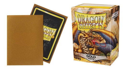 Dragon Shield : Standard Sleeves - Matte Or (100 Sleeves) 