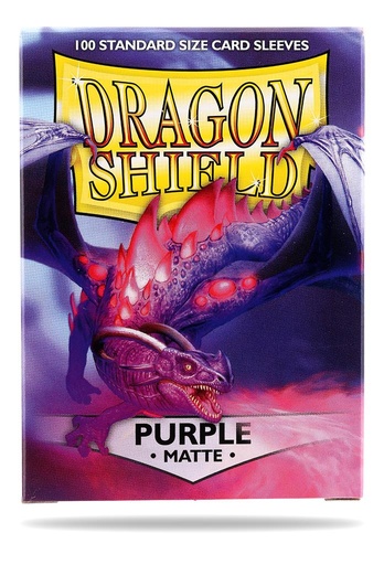 Dragon Shield : Standard Sleeves - Matte Violet (100 Sleeves) 