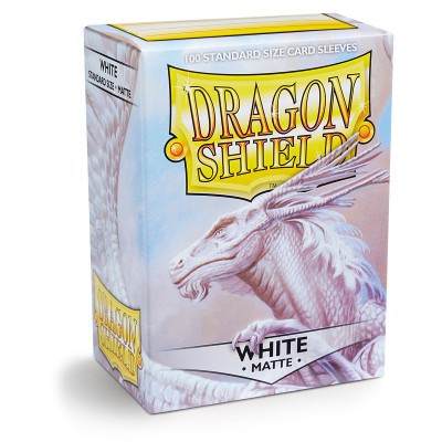 Dragon Shield : Standard Sleeves - Matte Blanc (100 Sleeves) 