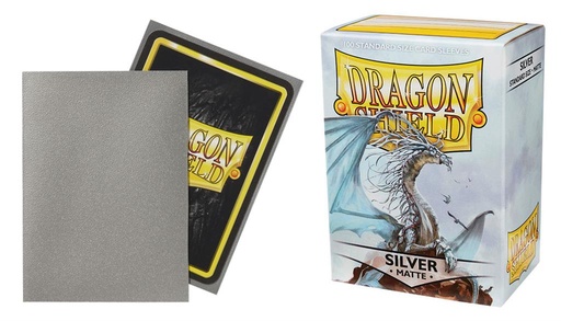 Dragon Shield : Standard Sleeves - Matte Argent (100 Sleeves) 