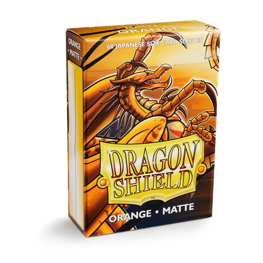 Dragon Shield : Small Sleeves - Matte Orange (60 Sleeves) 