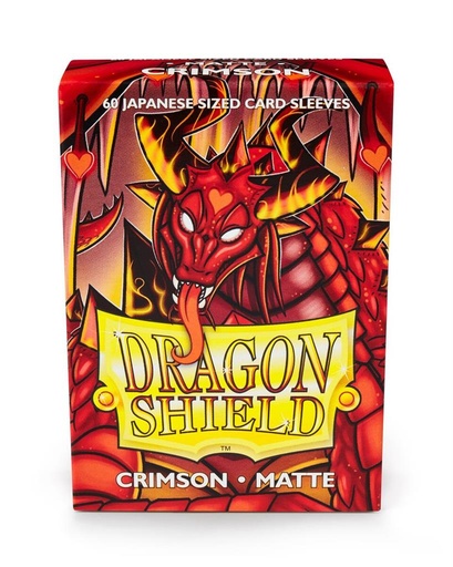 Dragon Shield : Small Sleeves - Matte Crimson (60 Sleeves) 