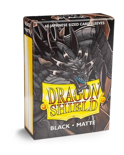 Dragon Shield : Small Sleeves - Matte Black (60 Sleeves) 