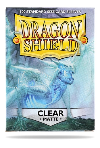 Dragon Shield : Standard Sleeves - Clear Transparent (100 Sleeves) 