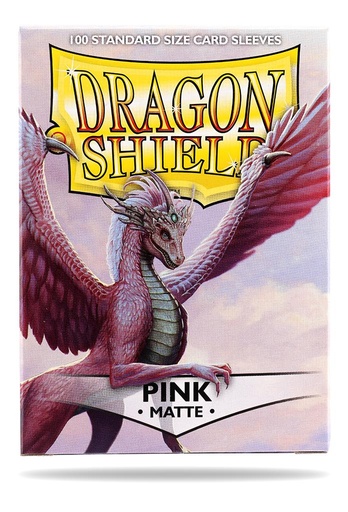 Dragon Shield : Standard Sleeves - Matte Rose (100 Sleeves) 