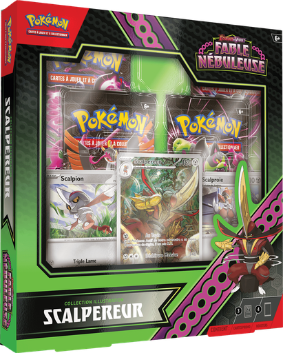 Pokémon : EV6.5 Fable Nébuleuse - Coffret Illustration Scalpereur