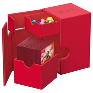Ultimate Guard - Deck Box - Flip`n`Tray XenoSkin - 100+ cartes - Rouge