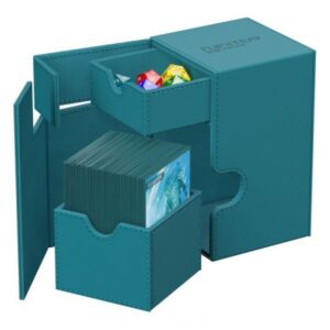 Ultimate Guard - Deck Box - Flip`n`Tray XenoSkin - 100+ cartes - Bleu pétrole